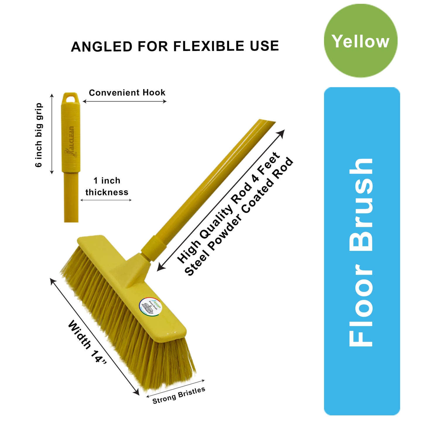 BRUSH SET (Yellow) Metal Rod