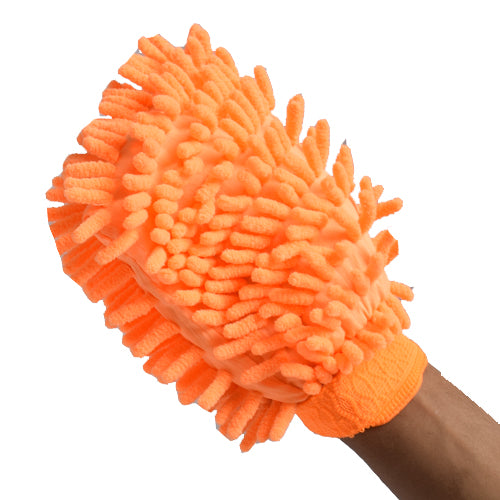 GL-Orange-Micro Fiber Dusting Gloves Orange