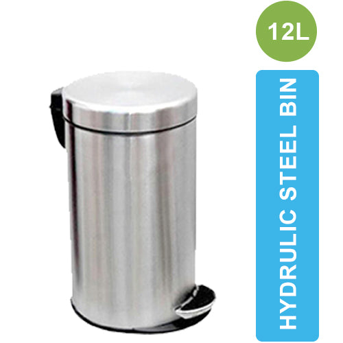 ASD-07-12L-Stainless Steel Dustbin with Pedal 12L