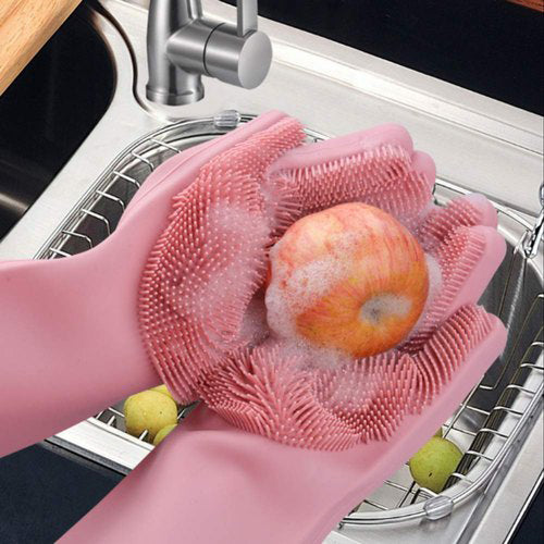 22647 Silicon Dishwashing Gloves