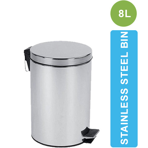 ASD-05-8L-Stainless Steel Dustbin