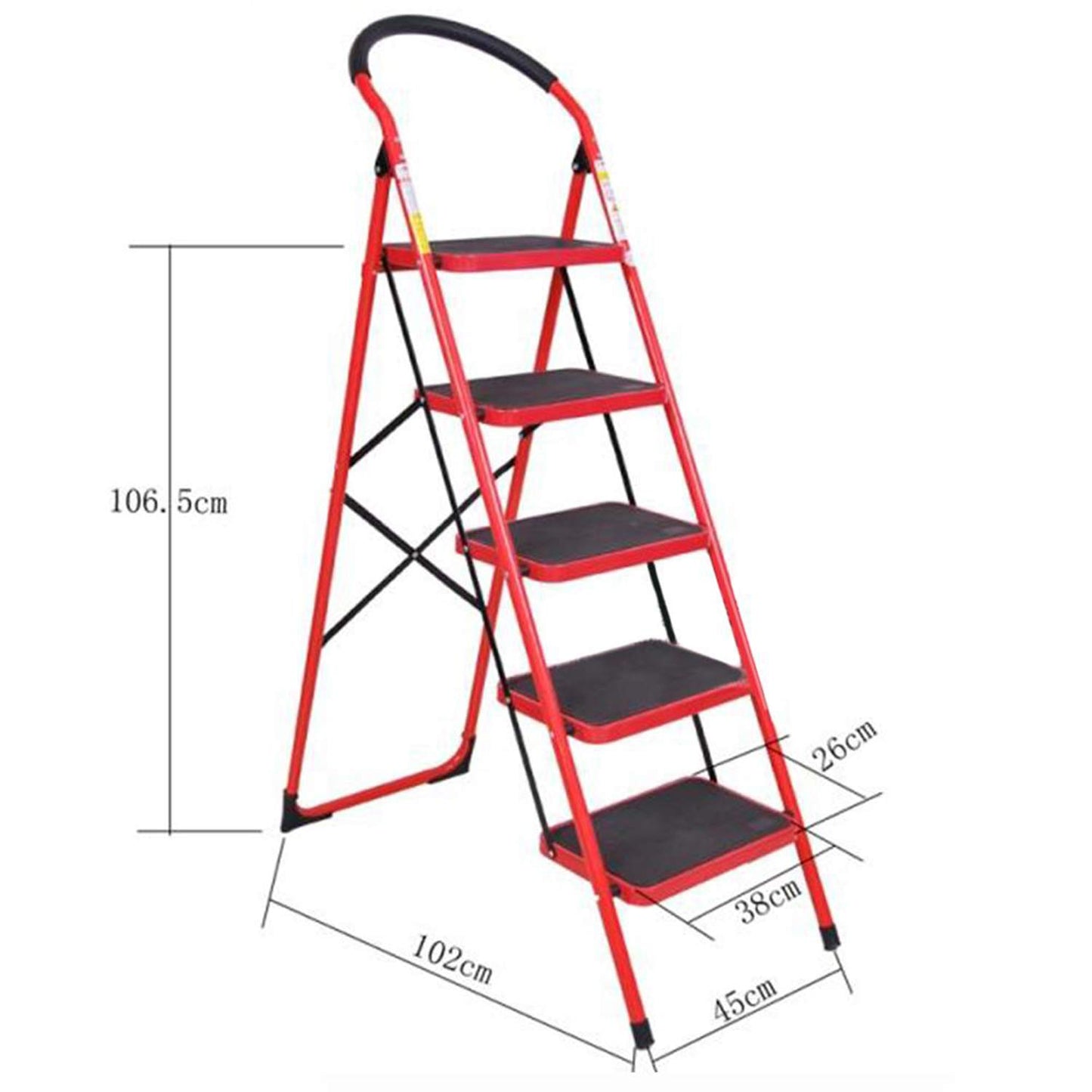 FOLDING LADDER - 5 STEPS