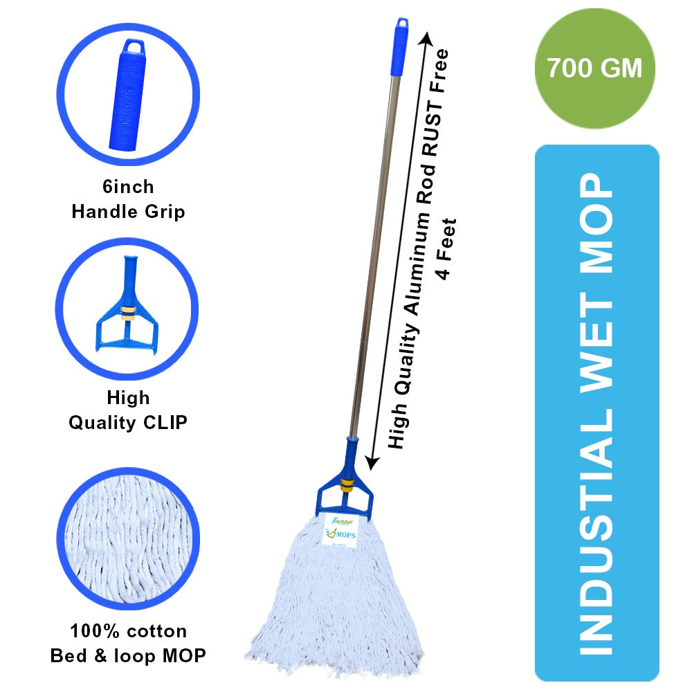 COMMERCIAL WET MOP SET - 700GM