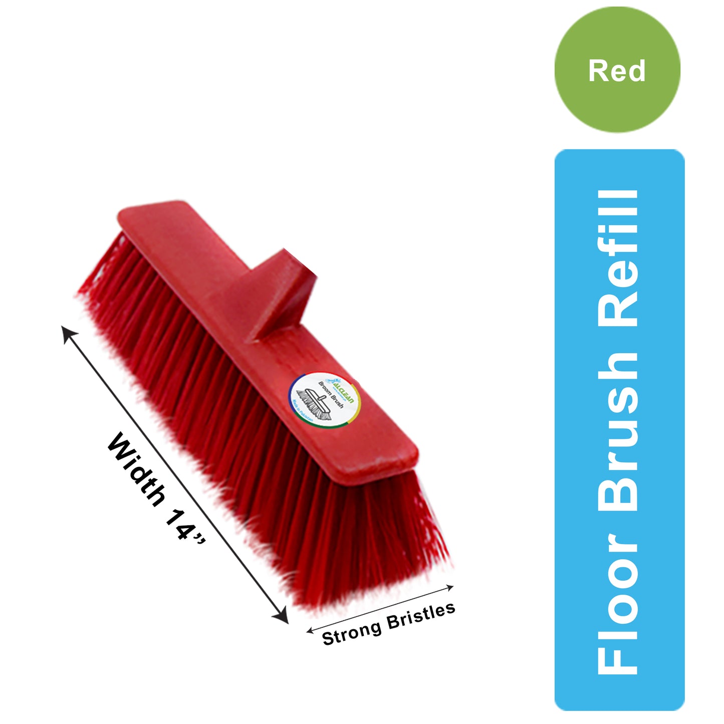 FB-080-RED - FLOOR BRUSH (REFILL)