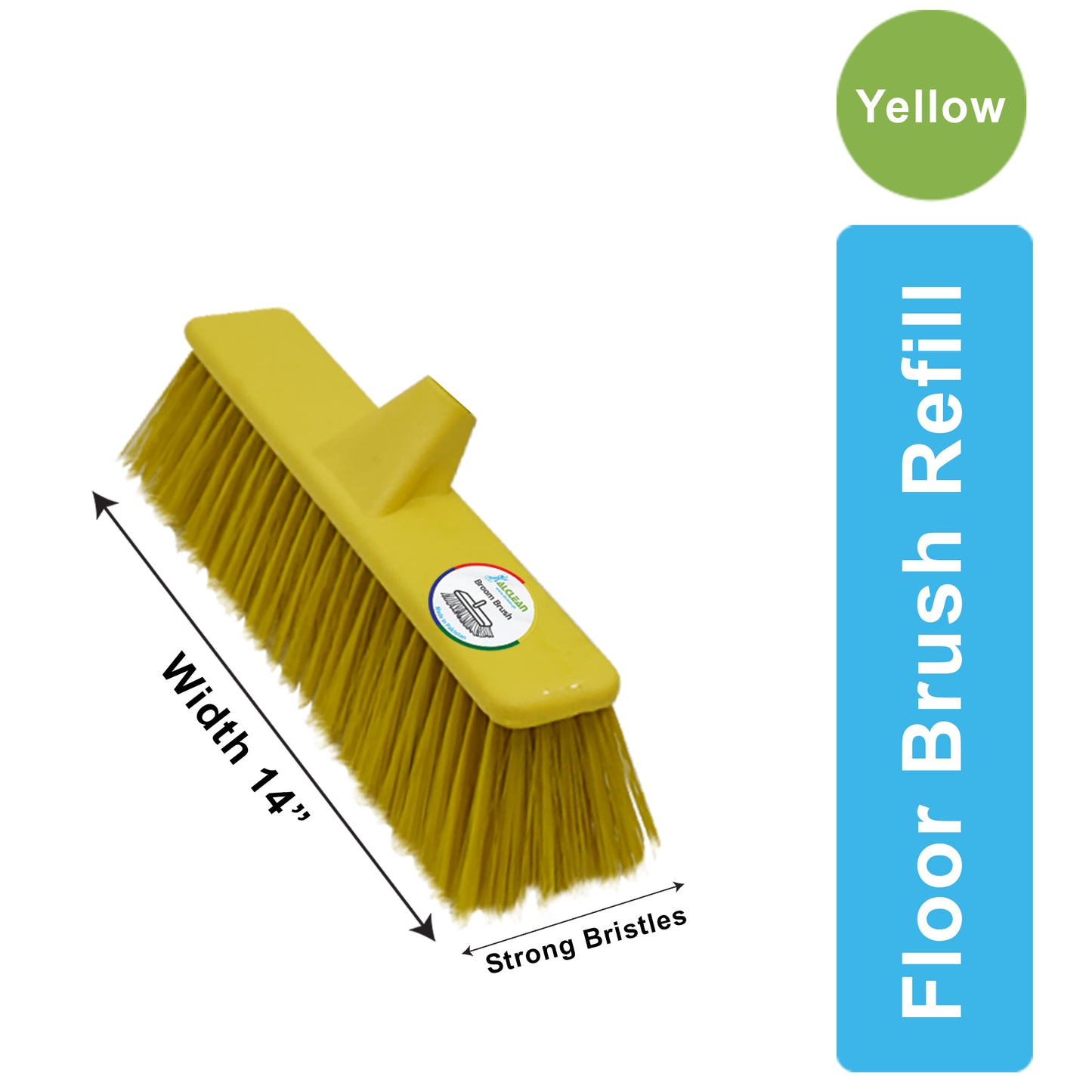 FB-080-YELLOW - FLOOR BRUSH (REFILL)