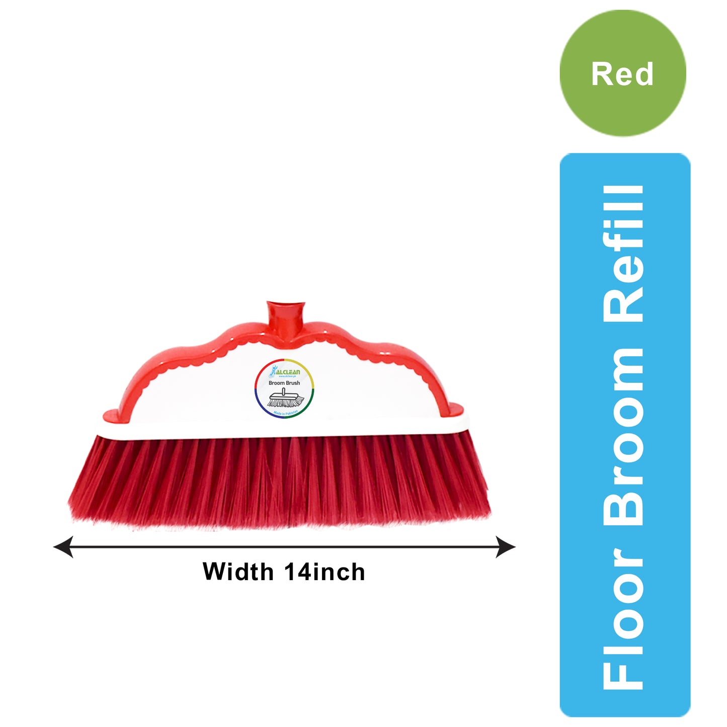 FB-085-RED - FLOOR BROOM (REFILL)