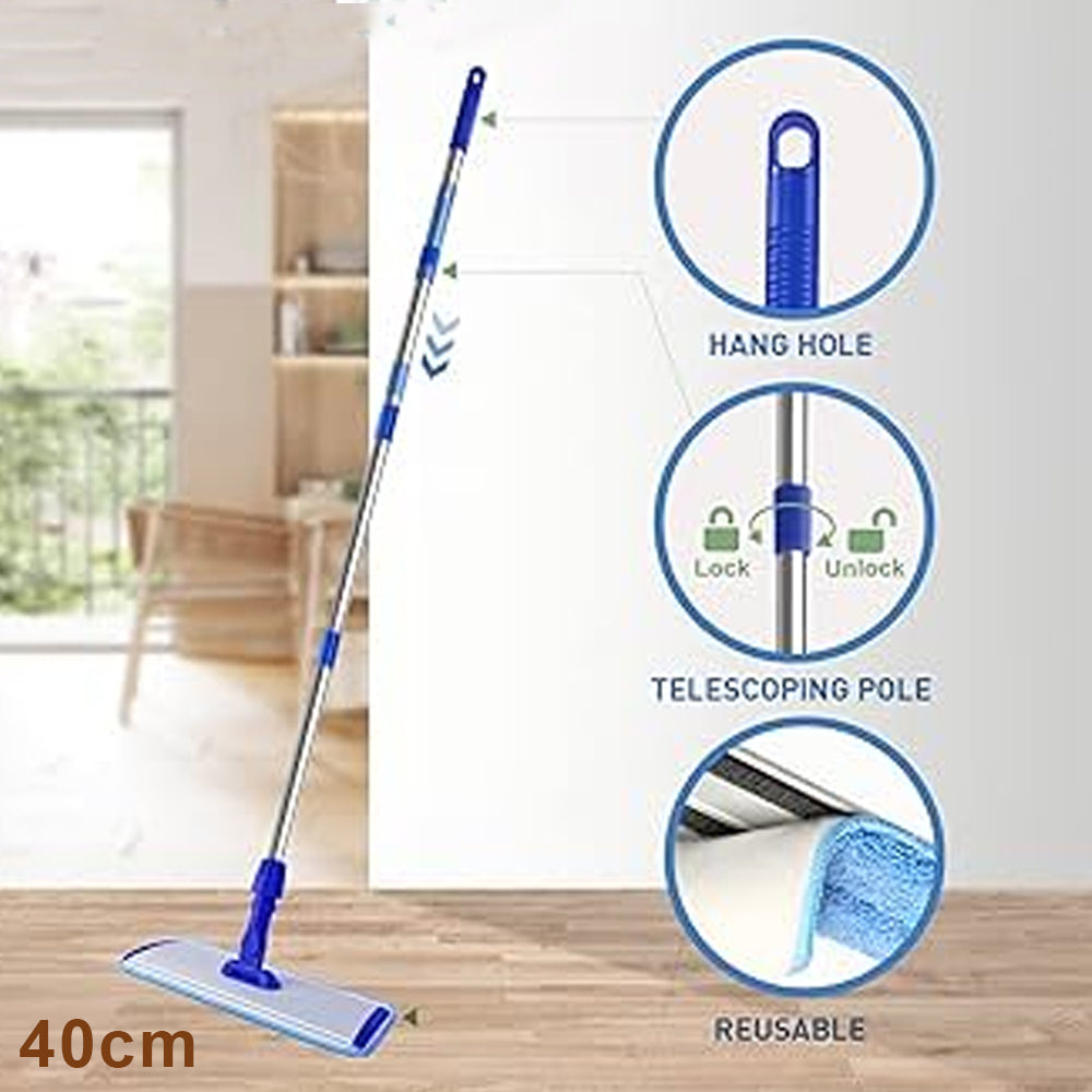 Micro Fiber Flat Mop - 40Cm