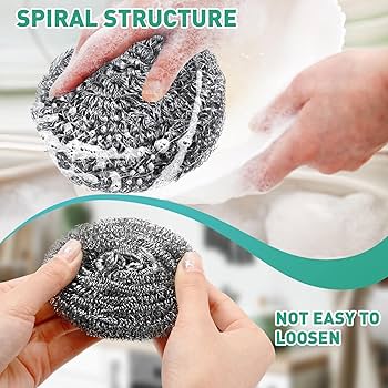 Stainless Steel Scrubber Dish Washing Sponge