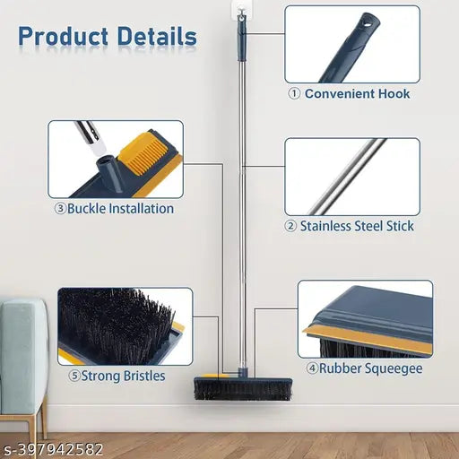 6784 - Bathroom Brush + Wiper DUAL