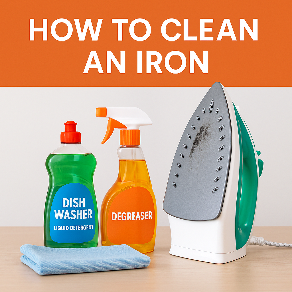How to Clean an Iron Using Alclean’s Products