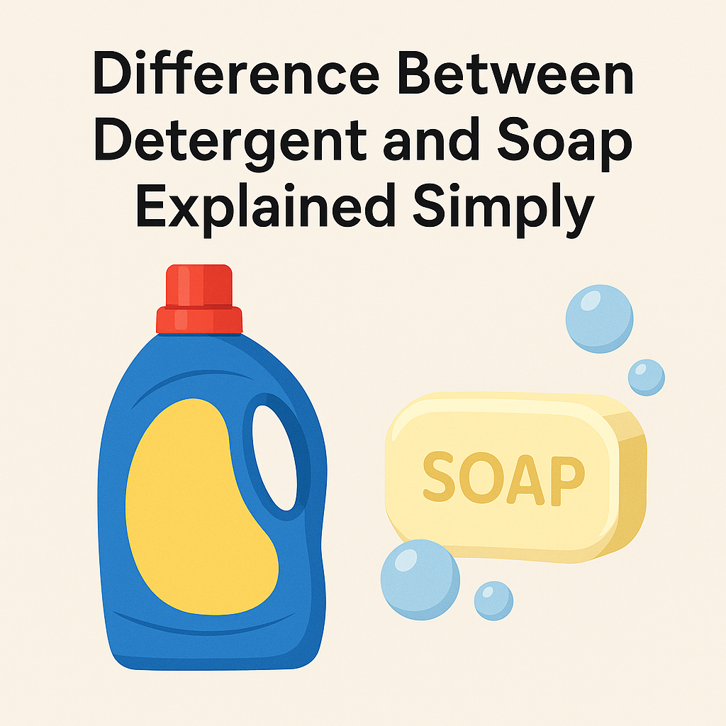 Difference Between Detergent and Soap Explained Simply