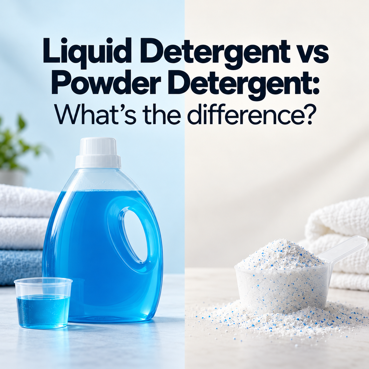 Liquid Detergent vs Powder Detergent: What’s the difference?