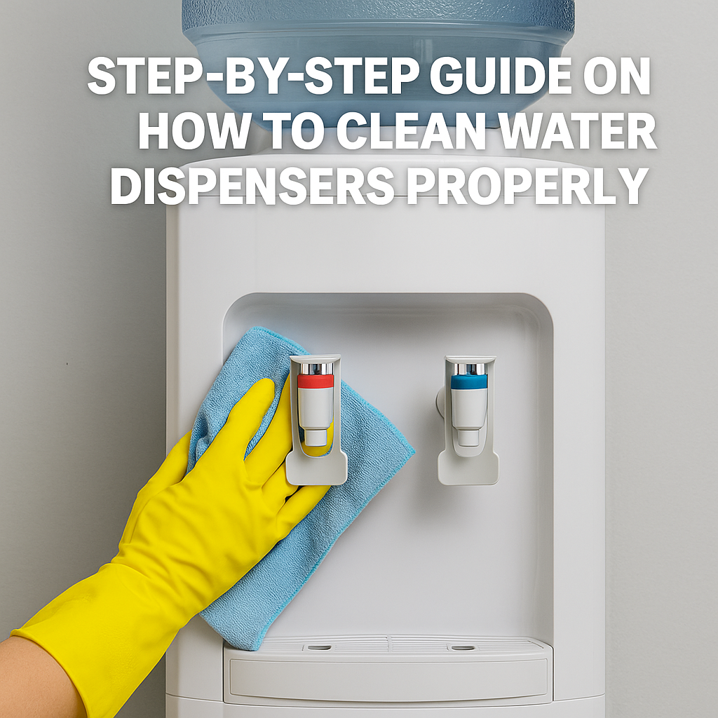 Step-By-Step Guide on How to Clean Water Dispensers Properly