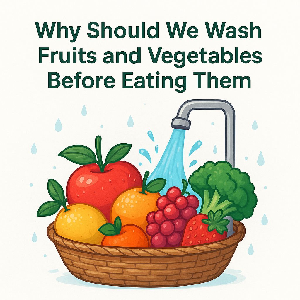 Why Should We Wash Fruits and Vegetables Before Eating Them