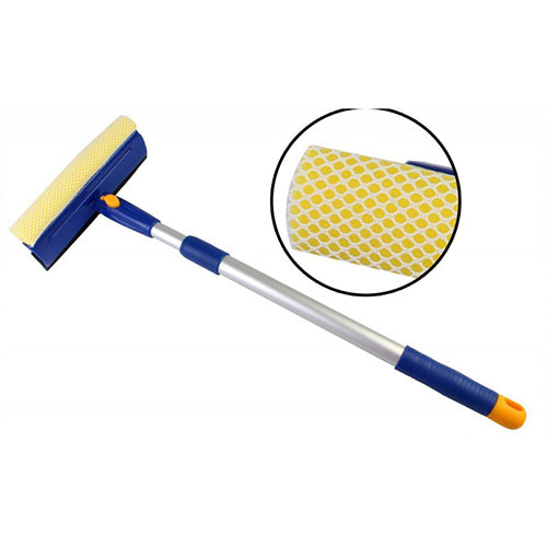 Sponge Glass Wiper with Telescopic Rod