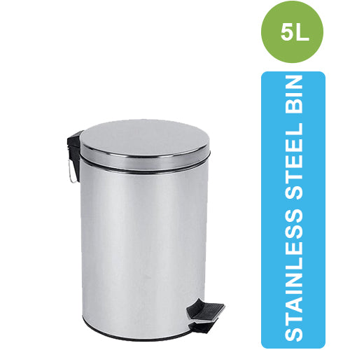 ASD-05-5l-Stainless Steel Dustbin with Pedal 5 Liter