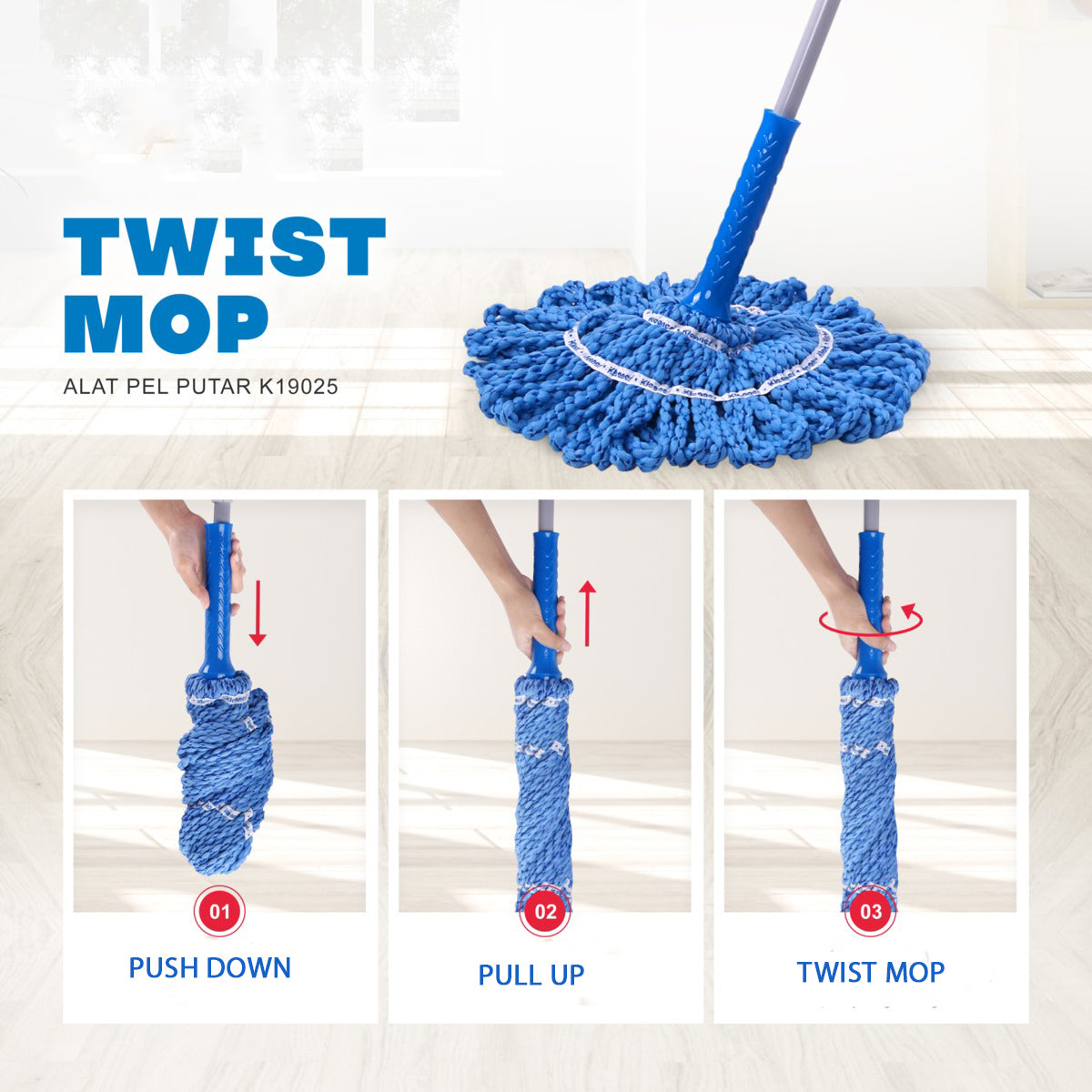 MOP-1866- Twist and Squeeze Mop