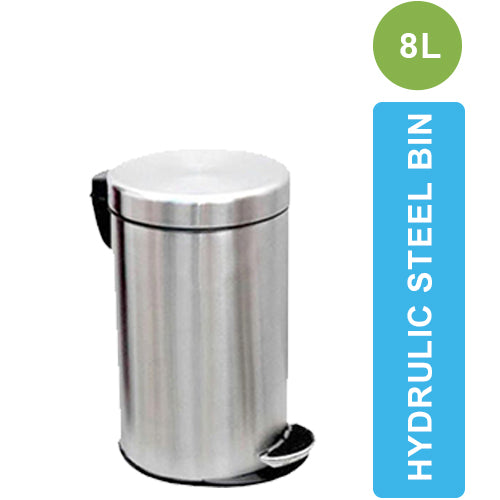 ASD-07-8L-Stainless Steel Dustbin with Pedal 8 Liter