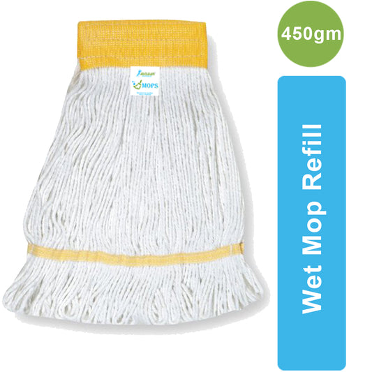 Wet Mop (REFILL) - YELLOW - 450GM