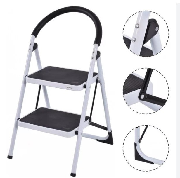 HQ FOLDING LADDER - 2 STEPS