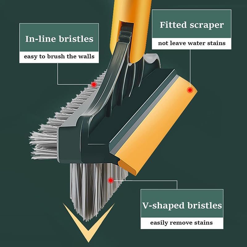 3566 - Bathroom Brush + Wiper DUAL