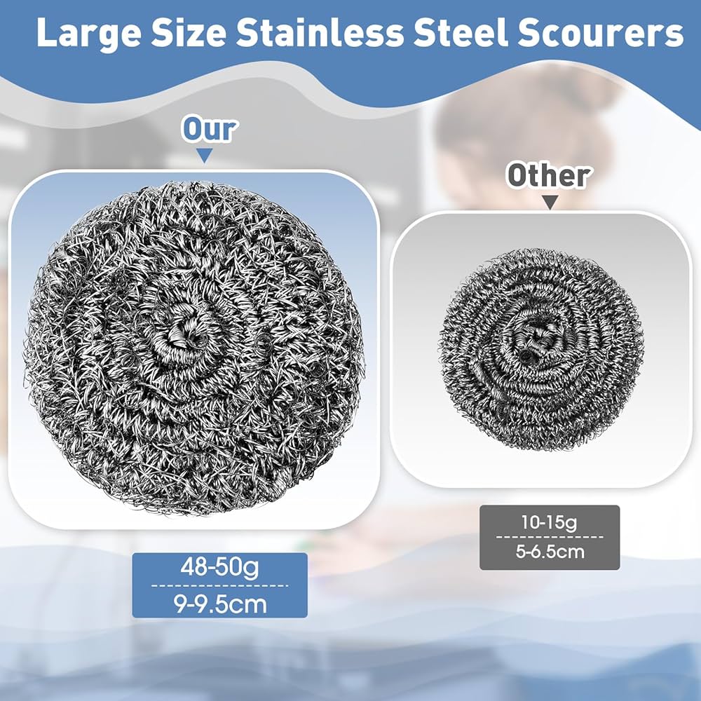 Stainless Steel Scrubber Dish Washing Sponge