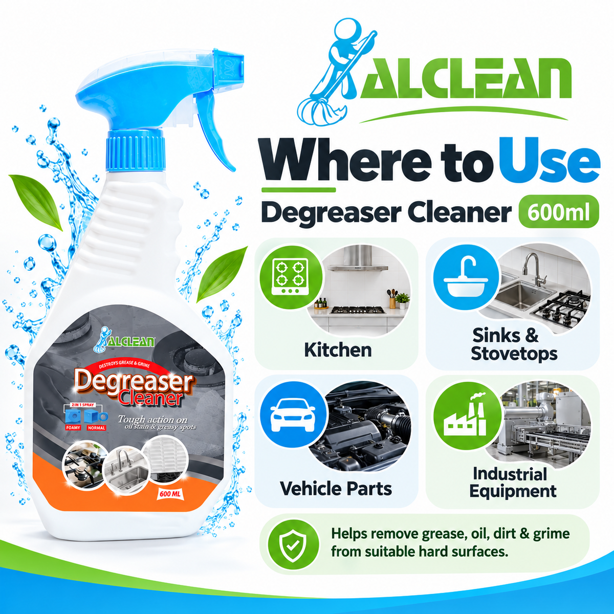 DC-600ML-Degreaser Cleaner 600 ML
