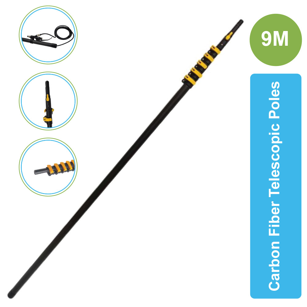 Extendable POLES FIBER - 9M