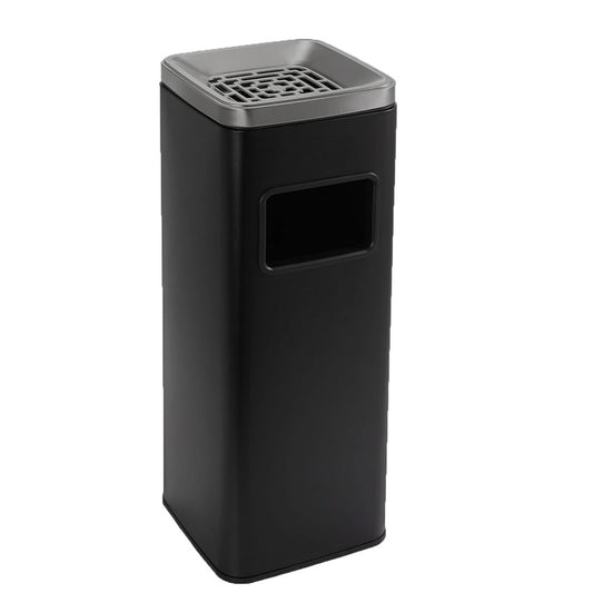 Stainless Steel Dustbin with Ashtray