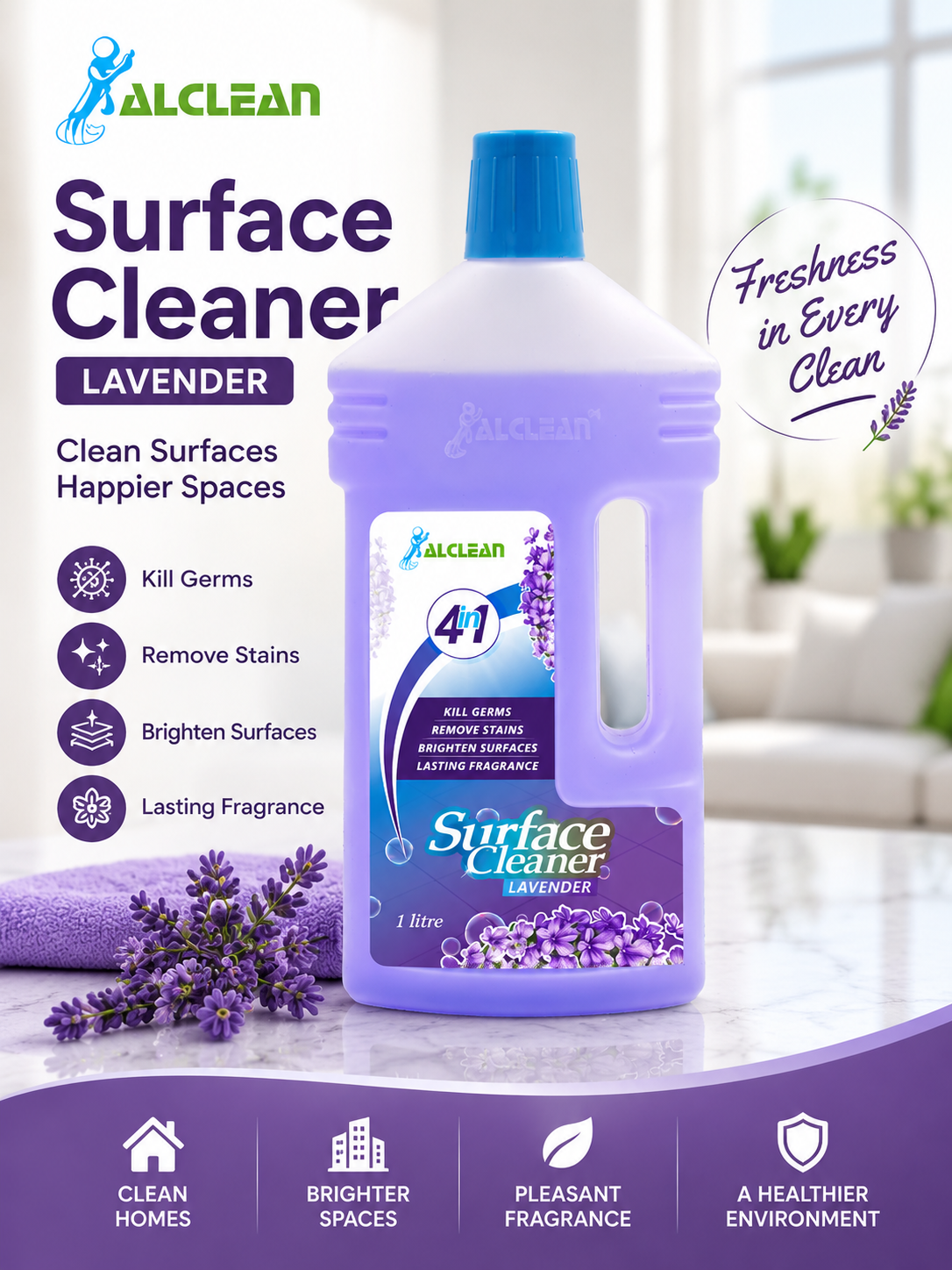 SC-1L-Lavender - Surface Cleaner