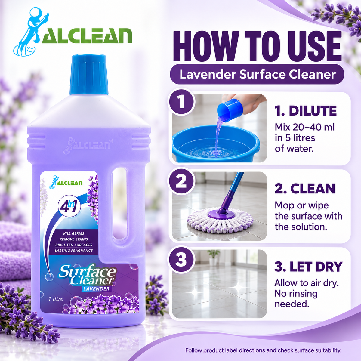 SC-1L-Lavender - Surface Cleaner