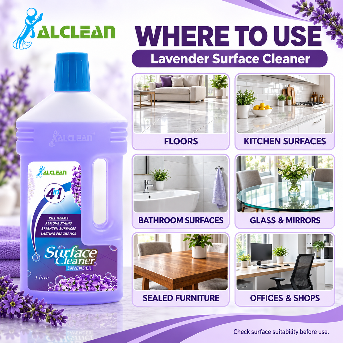 SC-1L-Lavender - Surface Cleaner