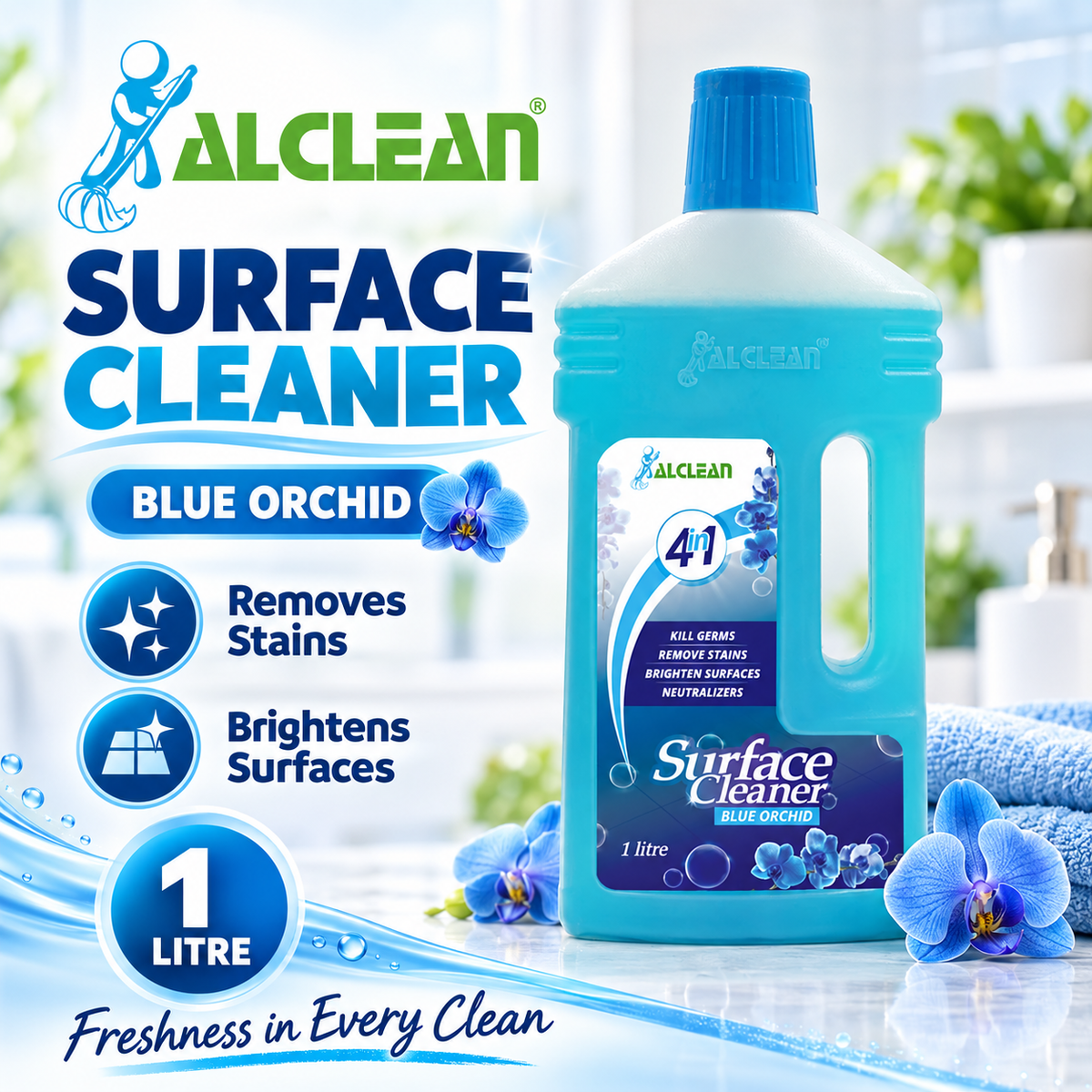 SC-1L- Blue Orchid-Surface Cleaner