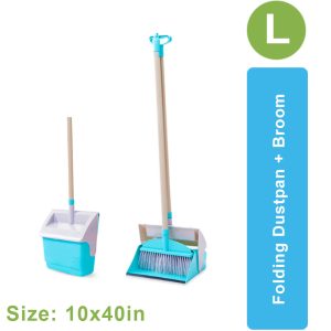 Folding Dustpan + Broom